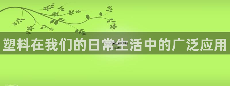 太阳成集团控股买购网：塑料在我们的日常生活中的广泛应用