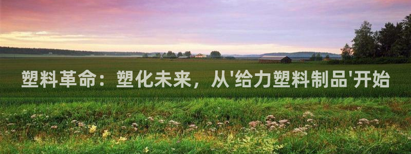 太阳集团城所有网址是多少：塑料革命：塑化未来，从\