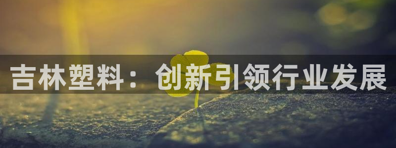 太阳集团3143：吉林塑料：创新引领行业发展